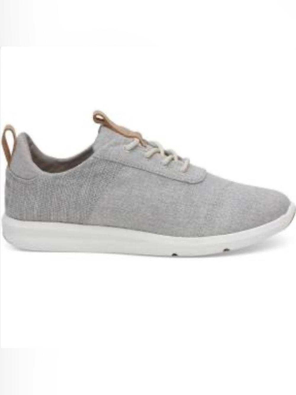 TOMS Cabrillo Drizzle Gray Chambray Sneakers Size W5.5